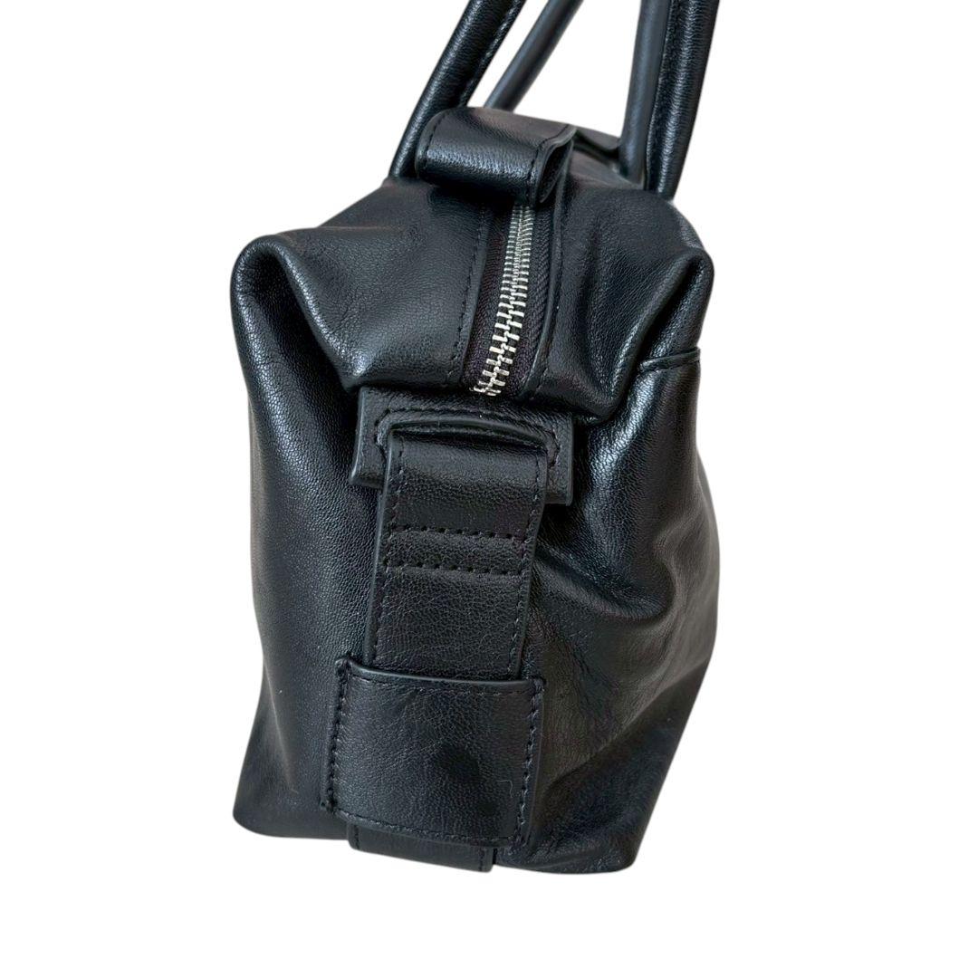 美品✨ear PAPILLONNER ロングハンドルボストンバッグ ブラック