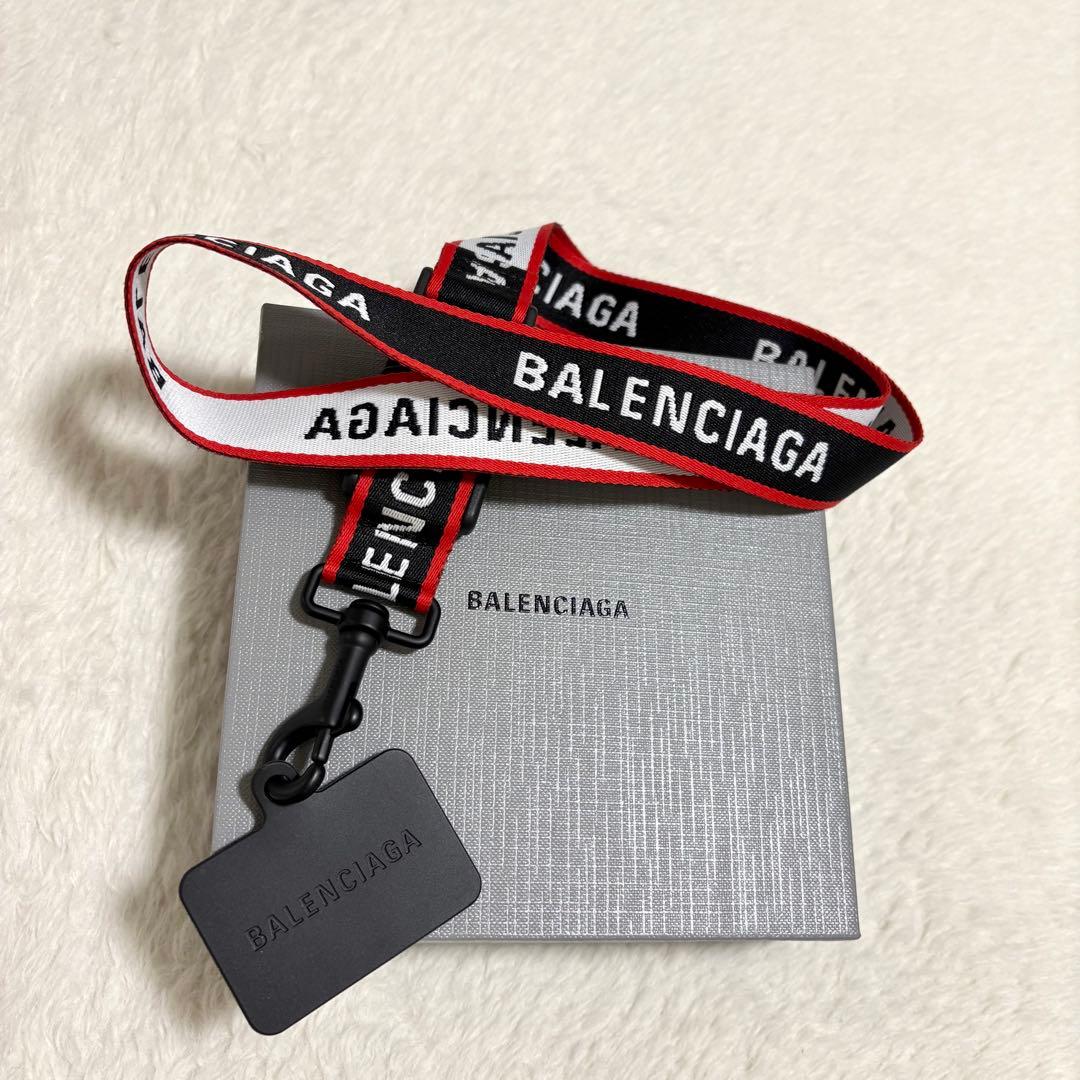 バレンシアガ PHONE HOLDER スマホホルダー 美品 保存袋&箱付き