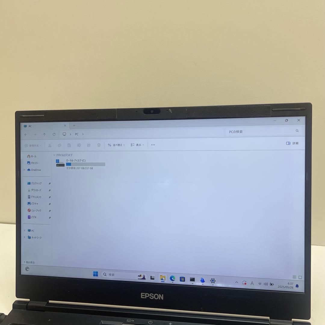 Windowsノート本体 #925 EPSON Endeavor NA520E i7-8565U 16GB