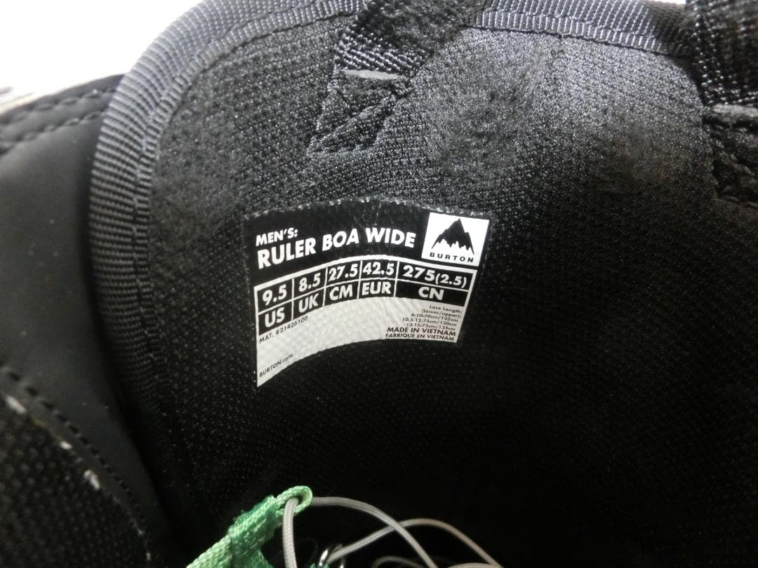 22-23 BURTON RULER BOA WIDE スノーボード ブーツ