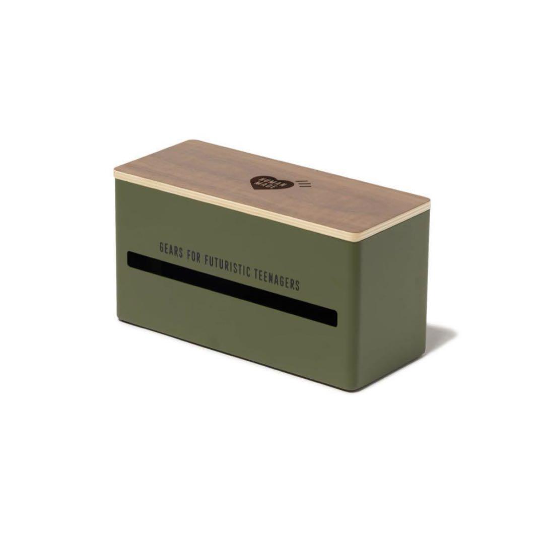 小物 HUMAN MADE Tissue Box Grey