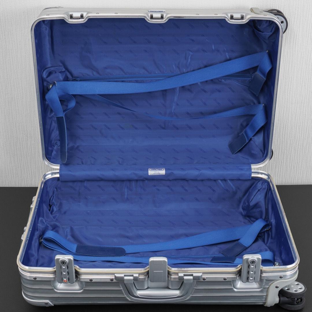 リモワ トパーズ 青ロゴ 63L 4輪 TSAロック チェックインM シルバー