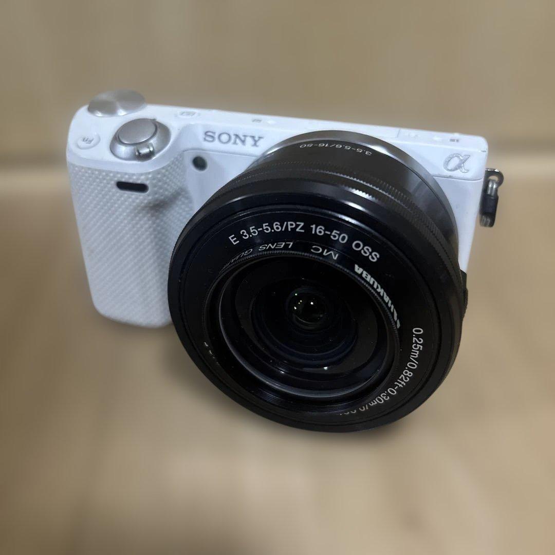 SONY ソニー α NEX-5T ホワイト レンズセット ミラーレス一眼カメラ