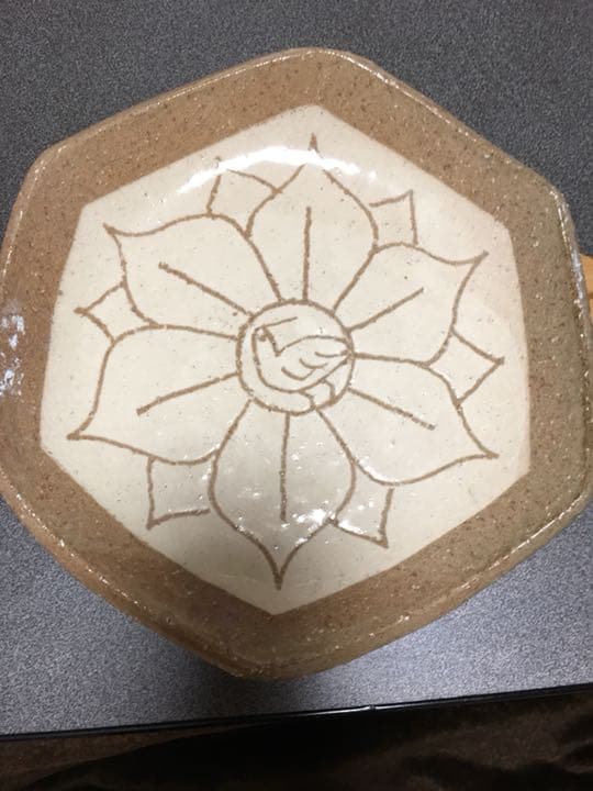 萩焼 金地博正作 皿 お値下げ