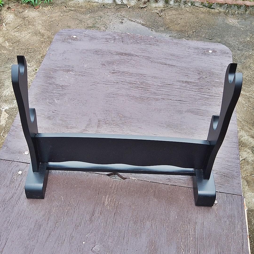 模造刀 日本刀 刀剣 刀掛台 二本掛台 据え置き式