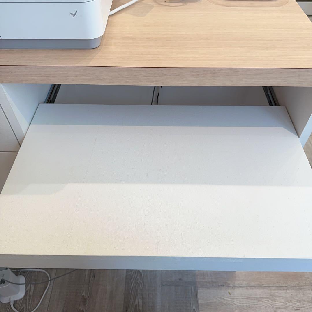 受付カウンター 幅100cm ホワイト 白レジカウンター アンティーク