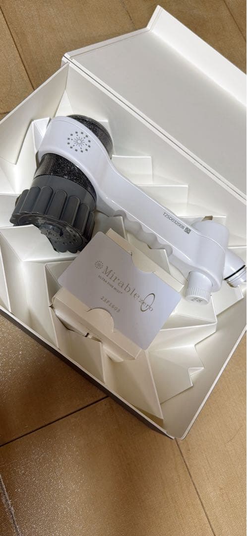 サイエンス ミラブル ウルトラファインバブル ミラブル ZEROホワイト/グレー