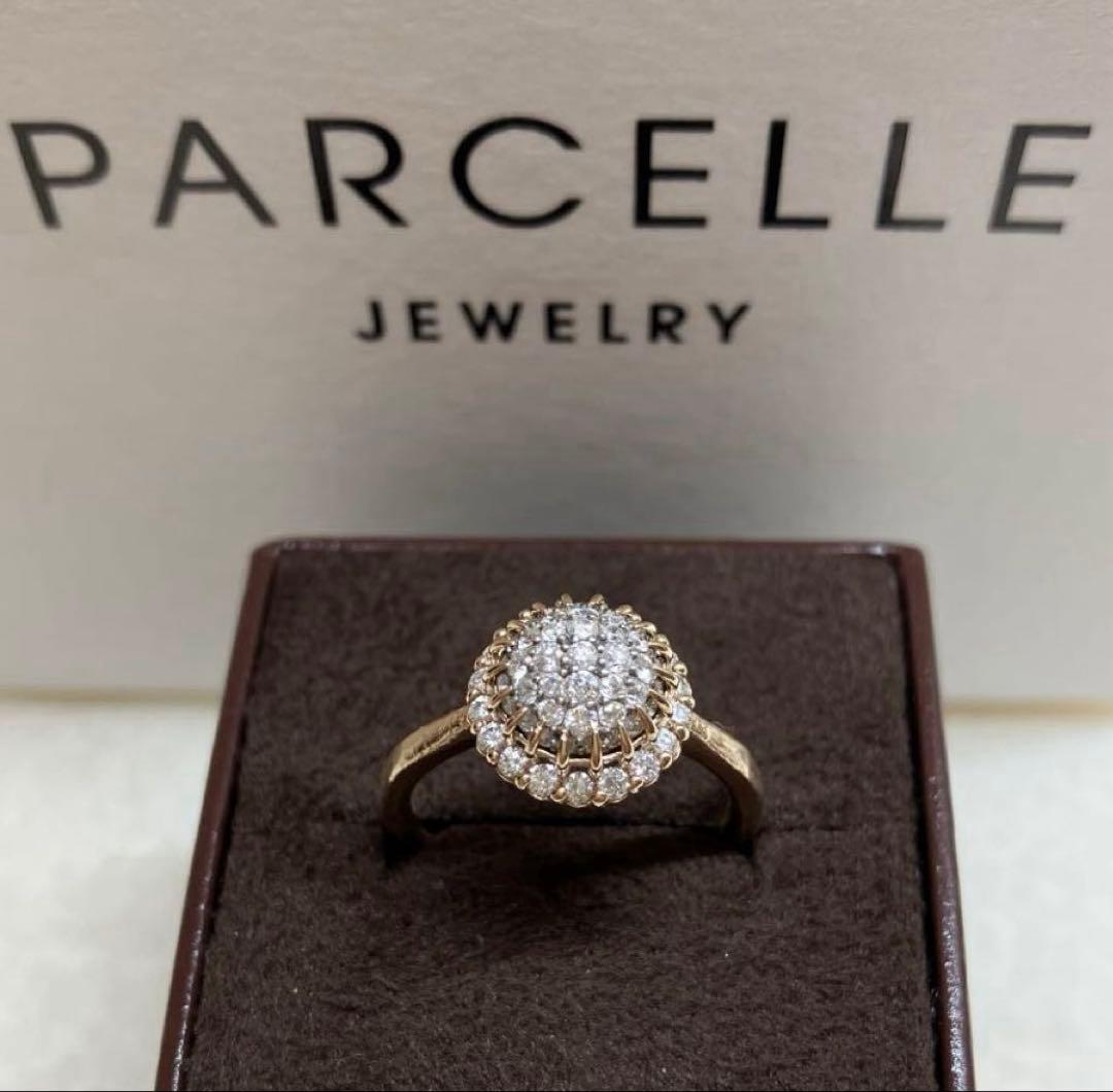 パーセルジュエリー ダイヤモンド ポンポネモザイク リング　12.5号