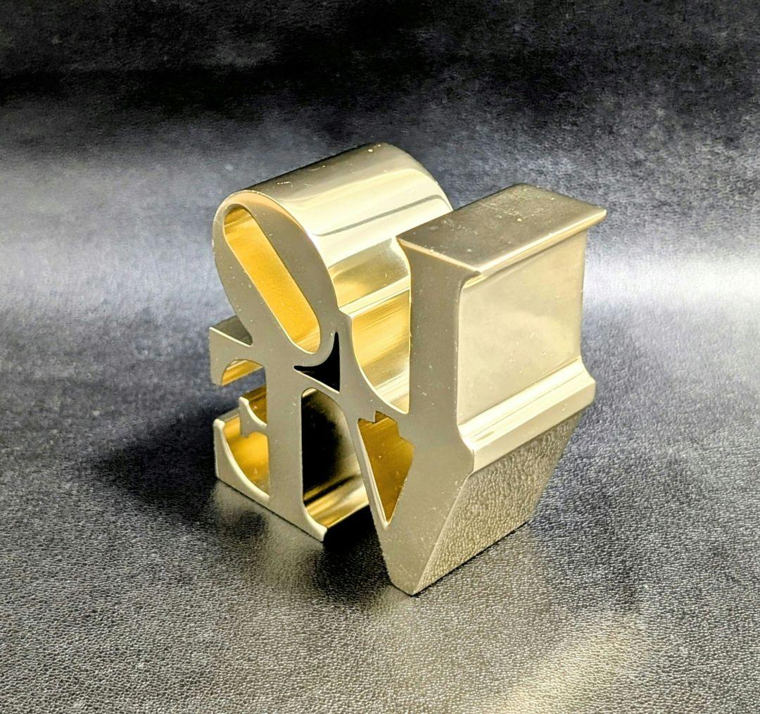 希少 ロバート・インディアナ『LOVE』Robert Indiana ゴールド