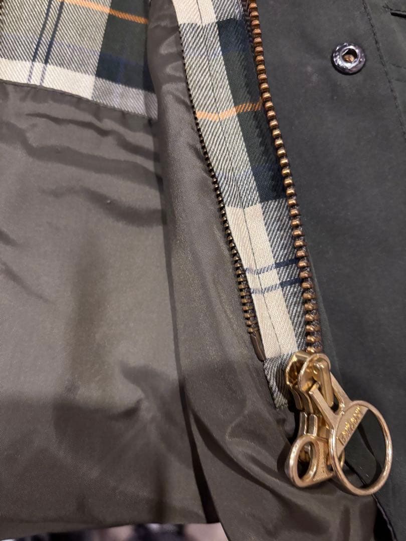 ほぼ未使用❤️Barbour フーデッドビデイルSL 2レイヤー ノンオイル38