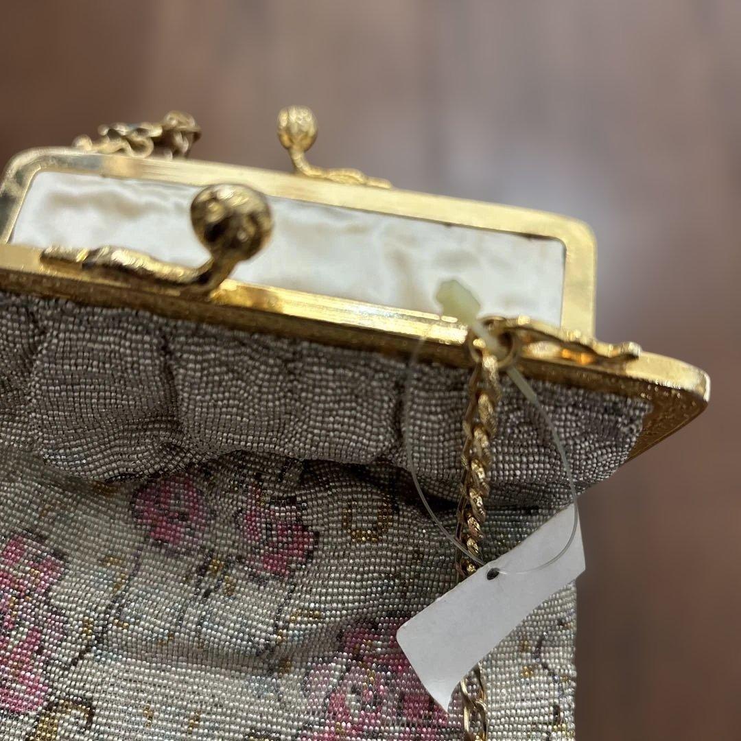 l*a様 RENE LEFREREビーズ刺繍クラッチバッグ