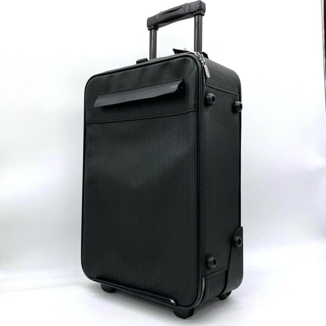 【LOEWE】キャリーケース　リピートアナグラム　PVC ブラック　2輪