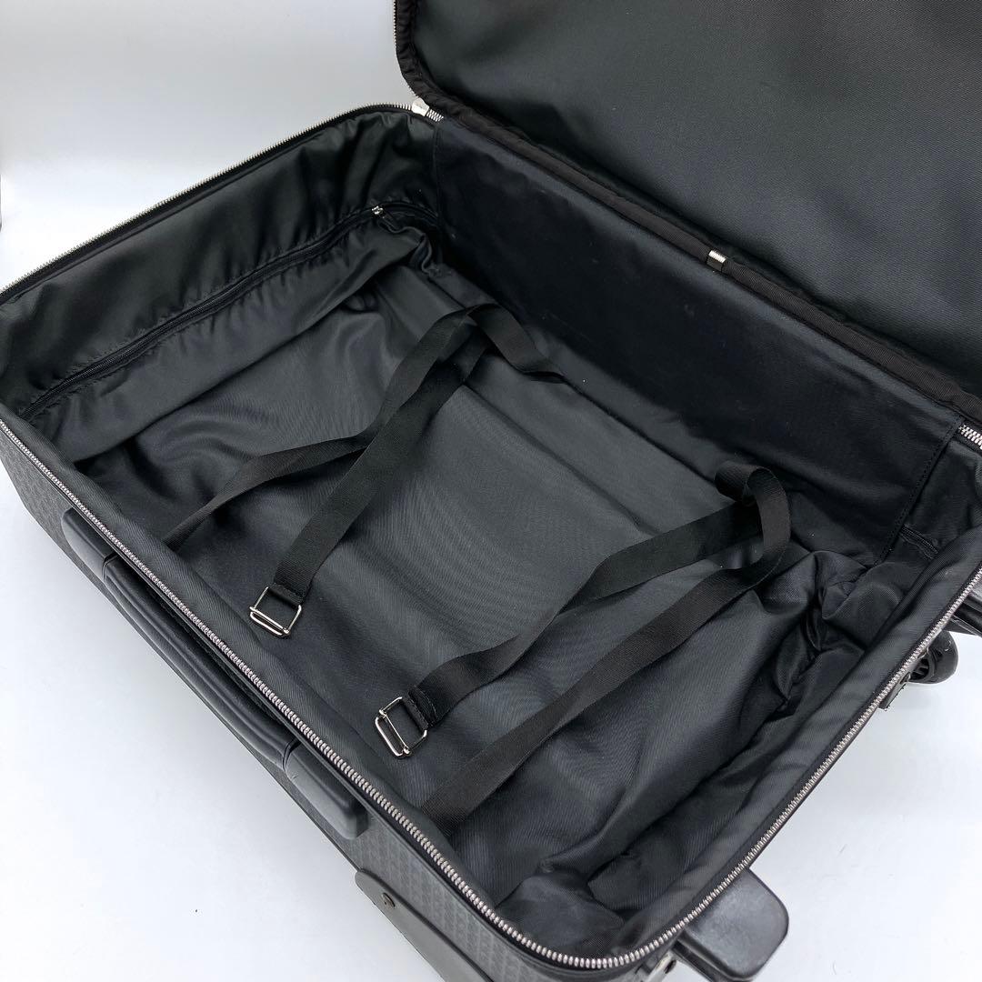 【LOEWE】キャリーケース　リピートアナグラム　PVC ブラック　2輪