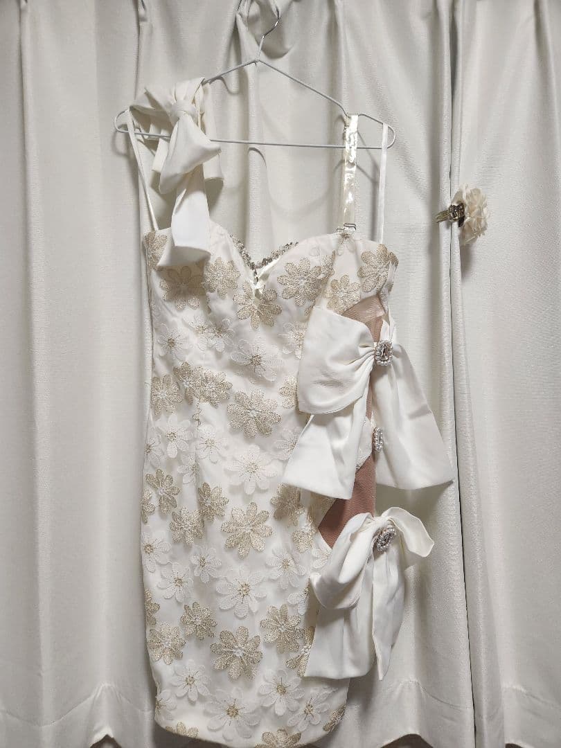 ROBE de FLEURS♡M♡フラワーレース×リボンワンショルダーミニ♡