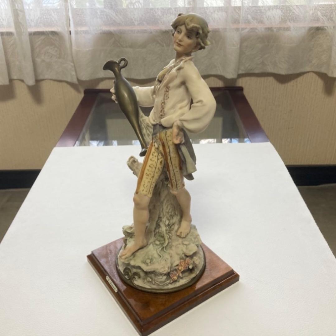 ジュゼッペアルマーニ 人形 少年 男性 置物 彫刻 レトロ ヴィンテージ