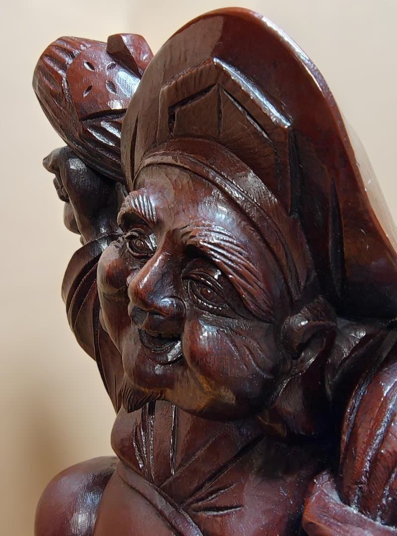 【木製65cm】 大黒様　彫刻