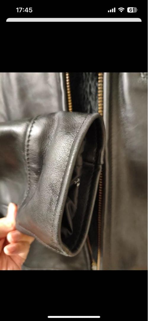 【裏ボア付き】SCHOTT 革ジャン 38 AT101