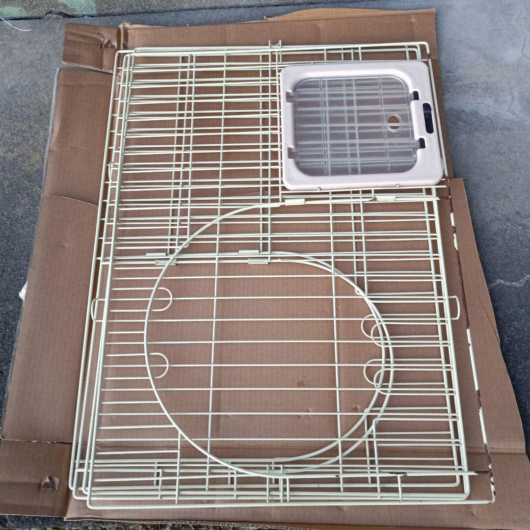 RAKU 猫ケージ 大型 キャットケージ ドア付き ワイド扉 3段 給水器付き