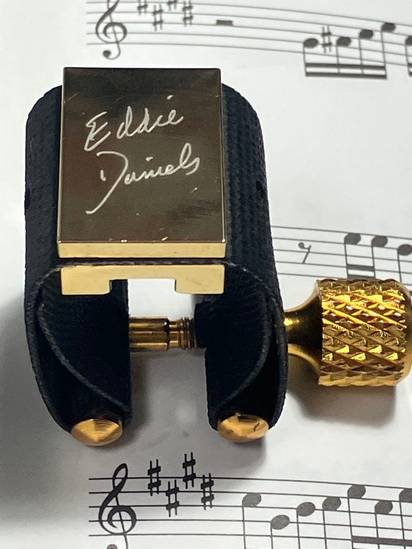 Eddie Daniels エクスプレッションズ　リガチャー アルト　金メッキ