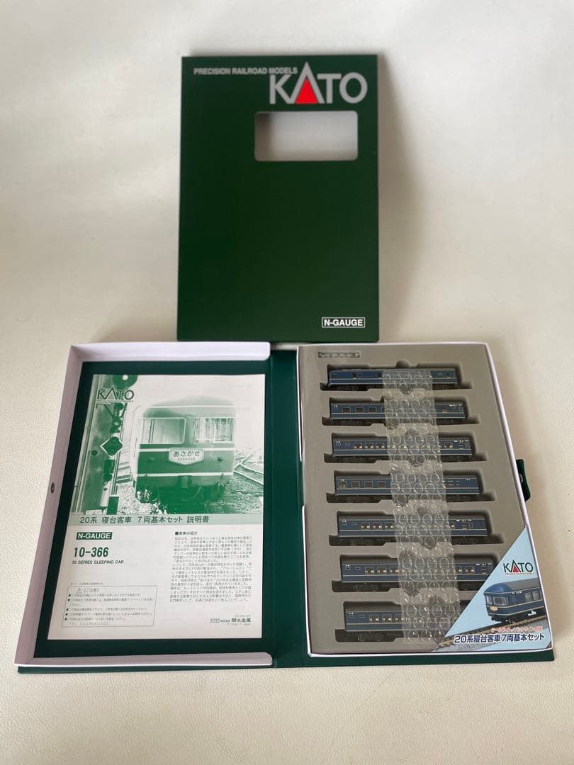 KATO カトー 20系 寝台客車 7両セット 10-366 あさかぜ あけぼの