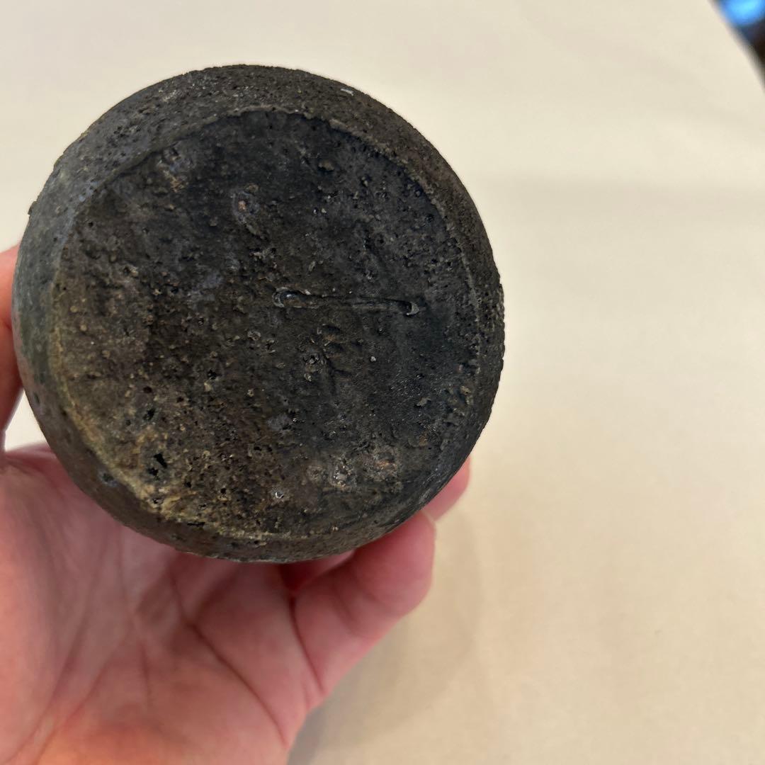 『値引き』【ビンテージ】徳利 窯変 備前焼　アンティーク品