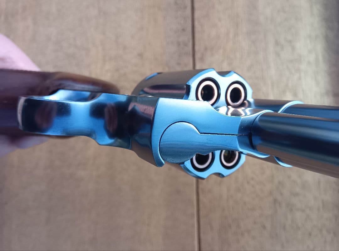 マルシン コルト アナコンダ ４インチ シルバーABS 木製グリップ