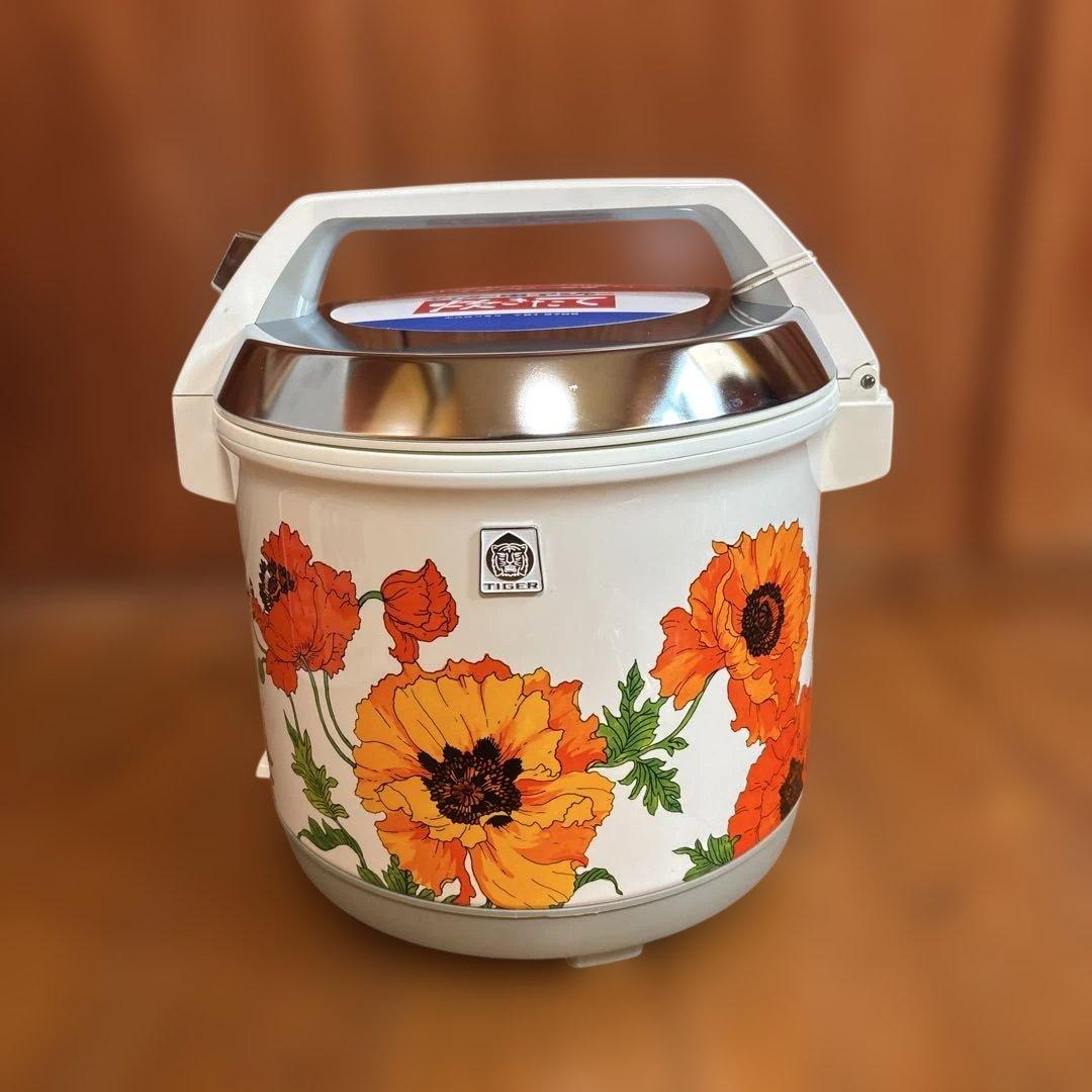 タイガー電子ジャー炊き立て 新品未使用8合当時物廃盤 昭和レトロ ビンテージ