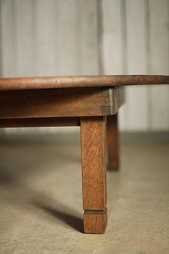 雰囲気の良い古い木製丸テーブル　ちゃぶ台　天然木　古家具　古民家　古道具