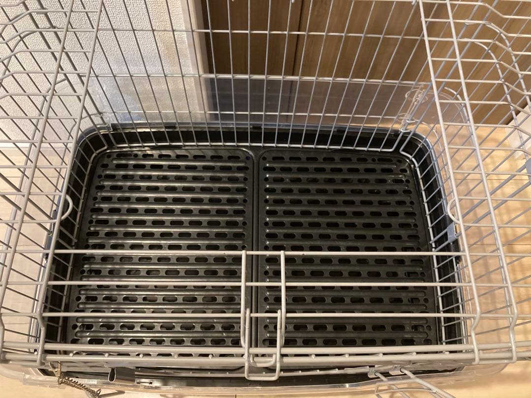 【マルカン クリアケージ Sサイズ 】ウサギ　チンチラ　フェレット　キャスター付