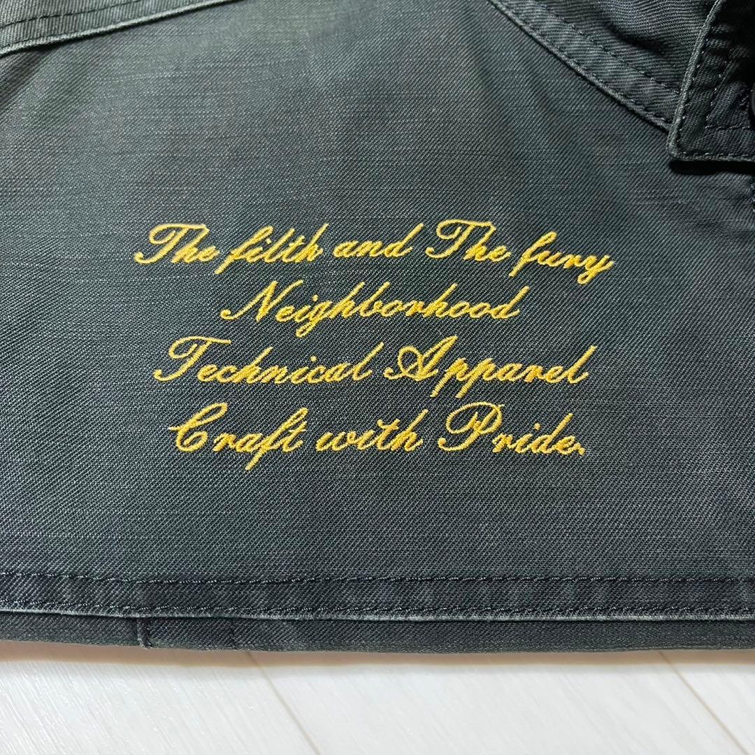 フェード ネイバーフッド レタリング刺繍 スウィングトップ コットンジャケット