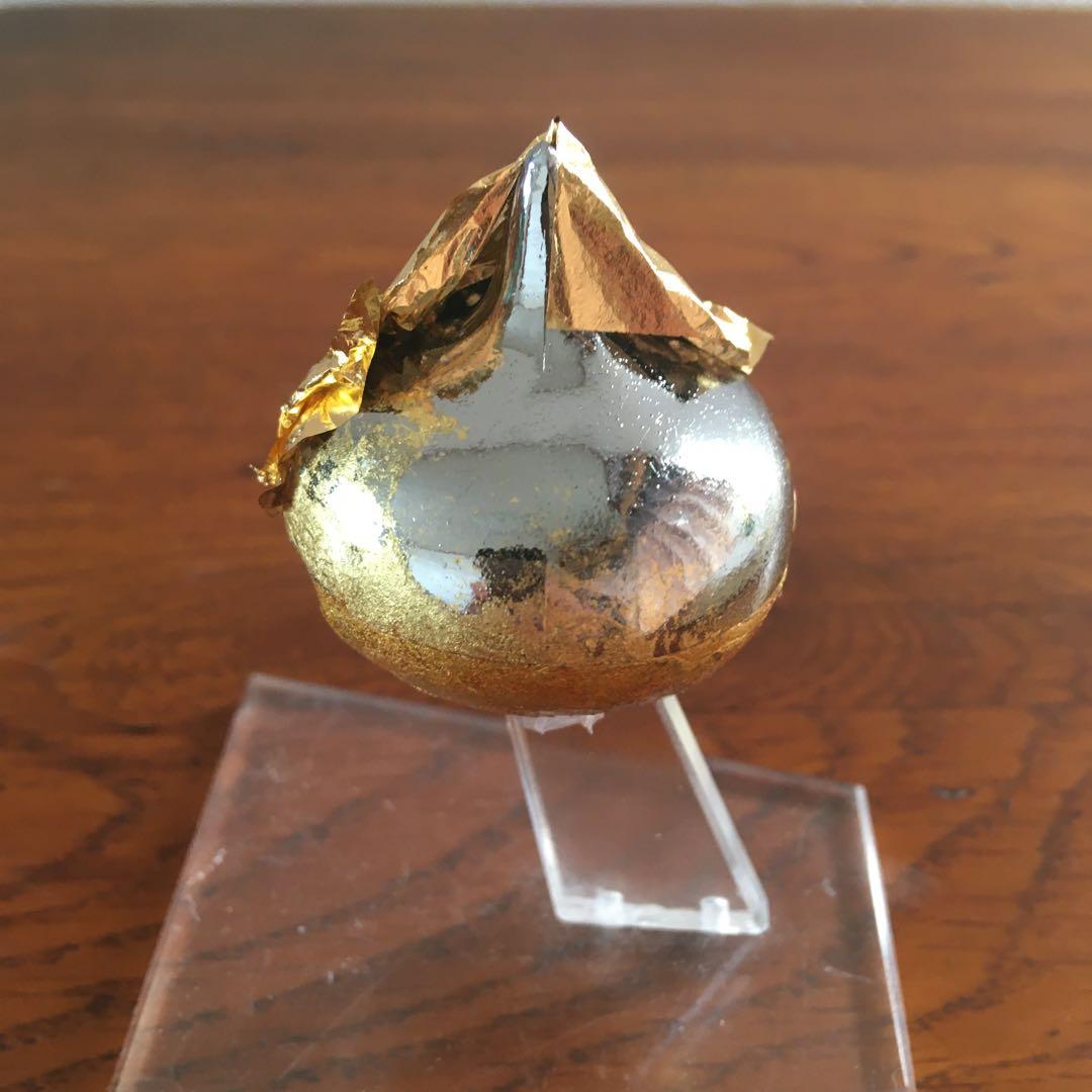 希少！　特製　24金　純金箔貼り仕上げ　メタルスライム　文鎮　エニックス製当時物