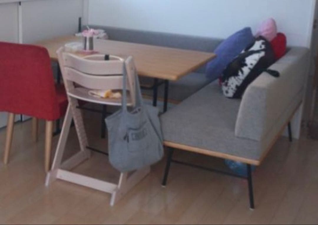 ウニコ　unico FUNEAT(ファニート) ベンチ　グレー②