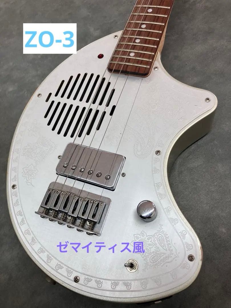 FERNANDES ZO-3 LITE ゼマイティス風 限定モデル　アルミ彫刻