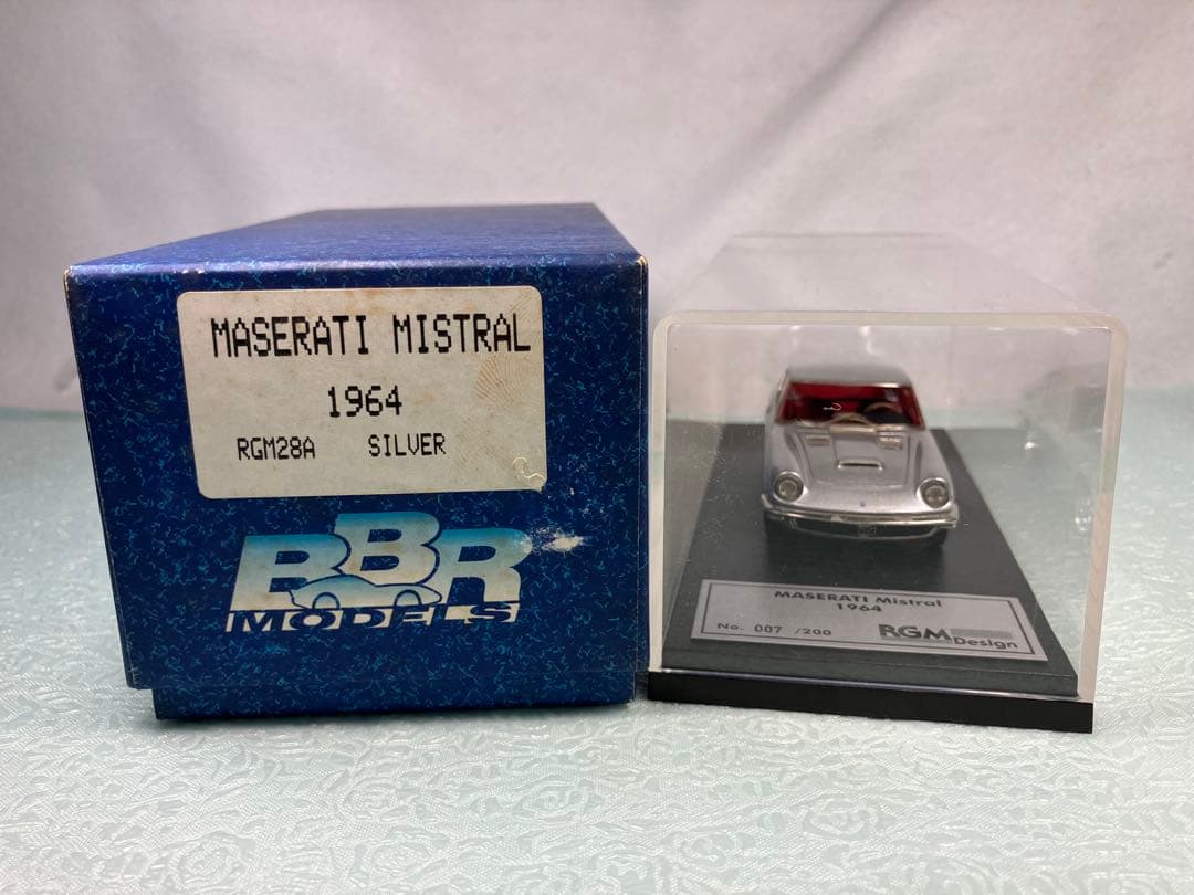 Maserati Mistral 1984 シルバー ミニカー