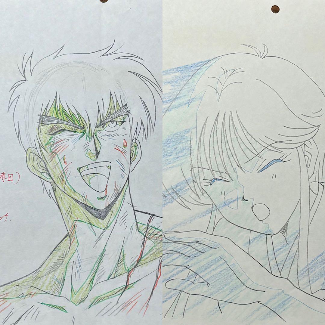 地獄先生　ぬーべー　ゆきめ　セル画　アニメ直筆　レイアウト