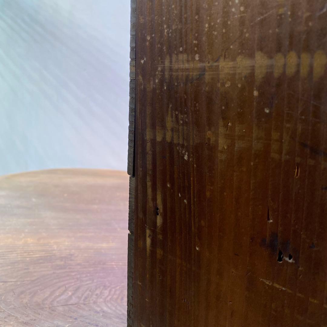 引き出しの付いた古い本立て アンティーク