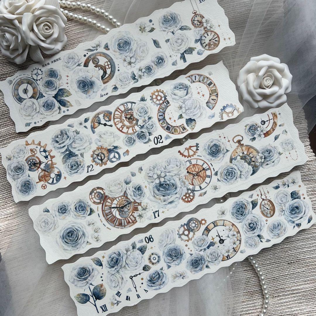 筠水阁文创《冷调回忆》海外マスキングテープ　マステ 【2183】