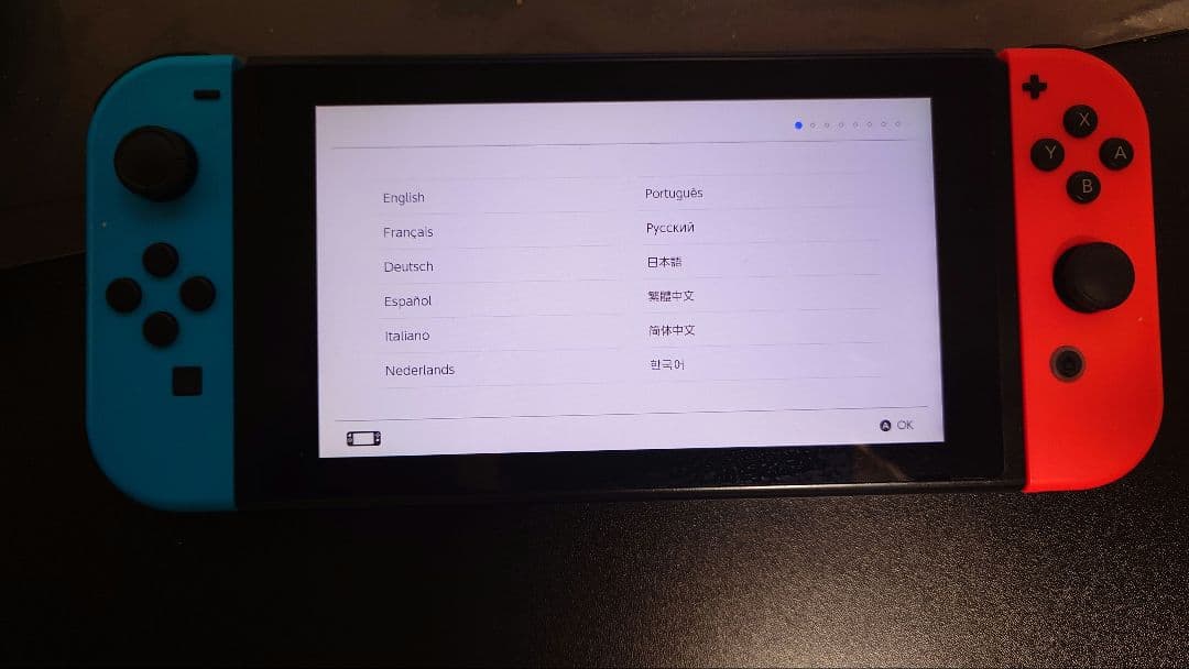 Nintendo Switch 本体 青/赤 Joy-Con　初期型