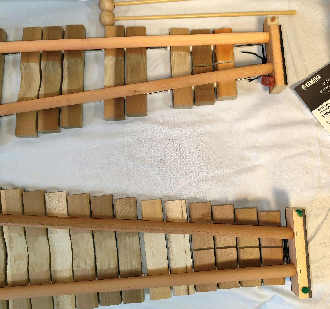 【新品同様】YAMAHA 卓上木琴 No.185 楽器 ヤマハ 木琴 30音
