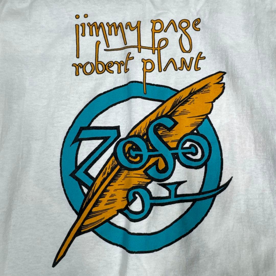 希少 90s jimmy page & robert plant ツアーTシャツ