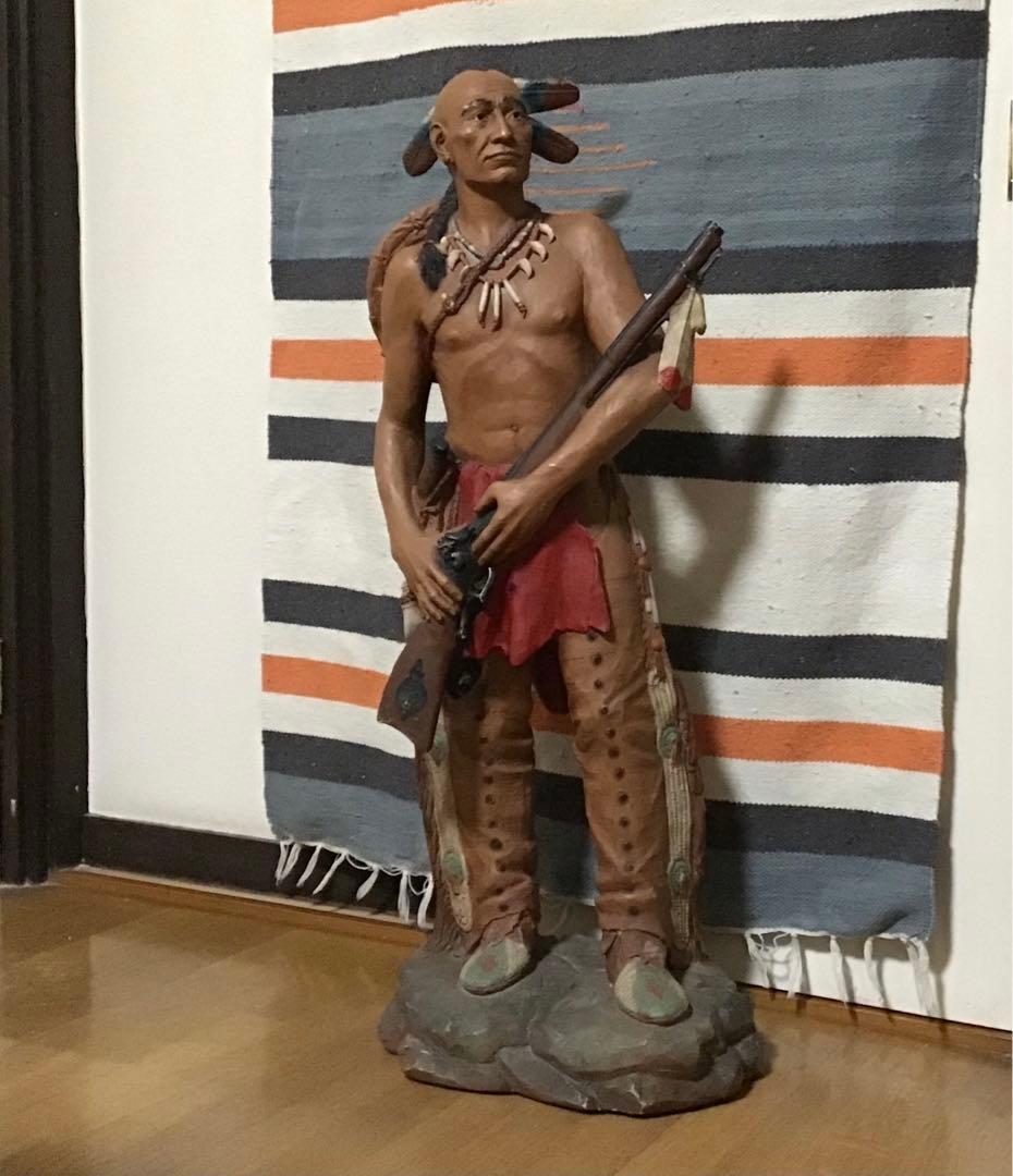 ネイティブアメリカン インディアン像