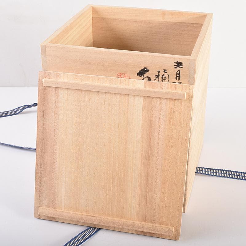 韓国　水広陶窯　李貞夏作　高麗青磁　花文　水指　合わせ箱　V　R7713B