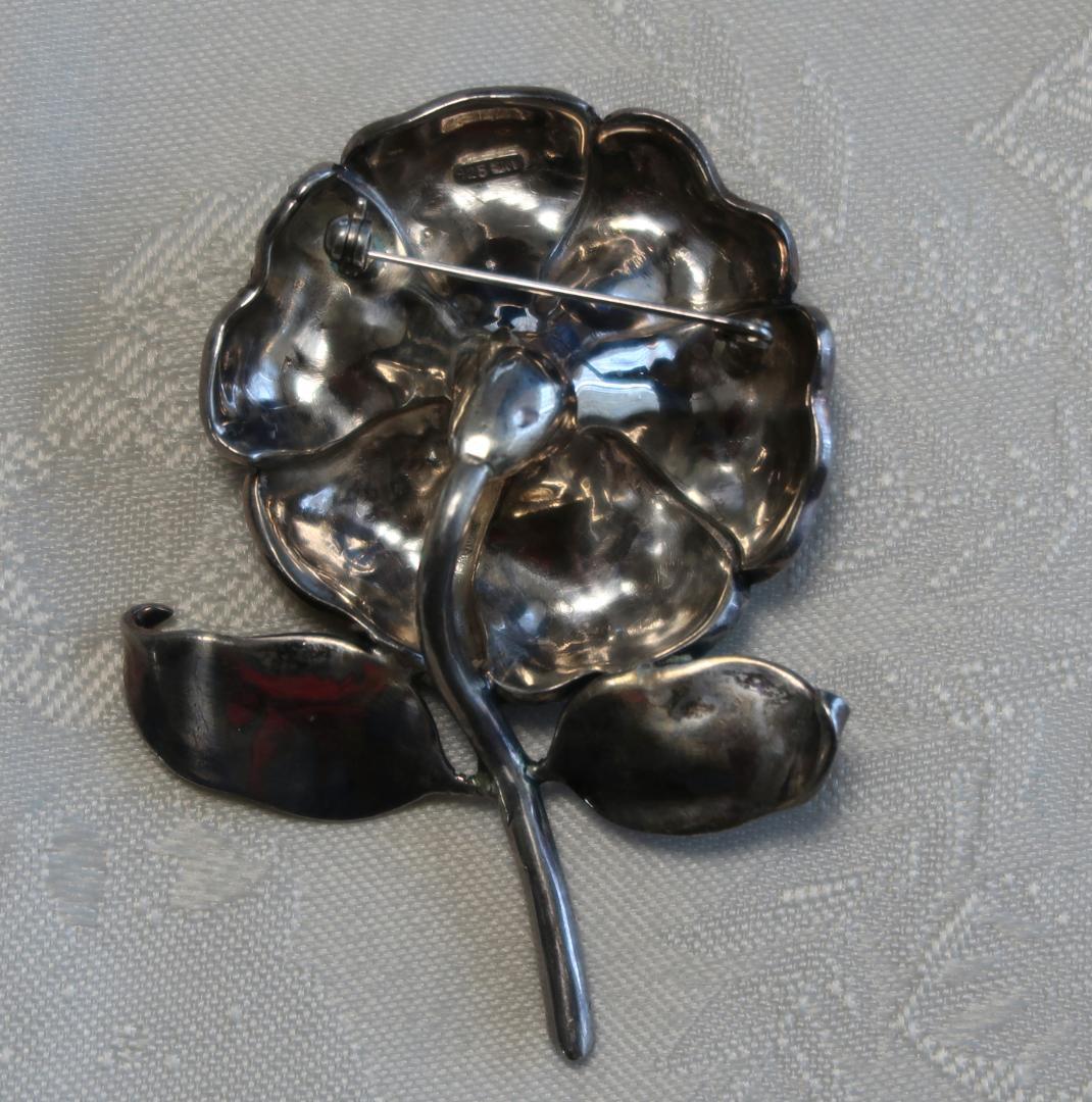 マーカサイト　ブローチ