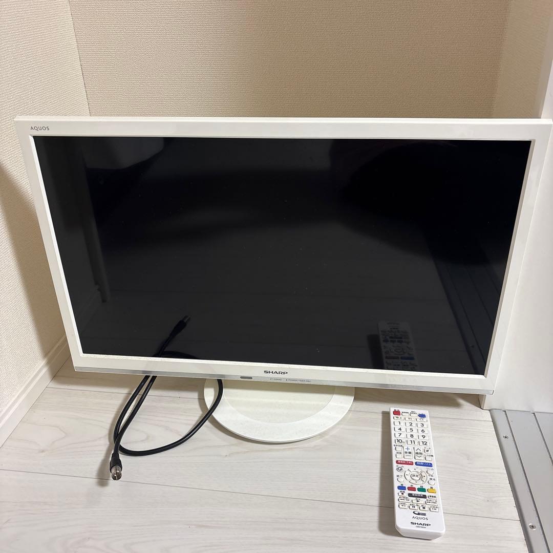 SHARP AQUOS 2T-C24AD 2019年製　ホワイト　白　シャープ