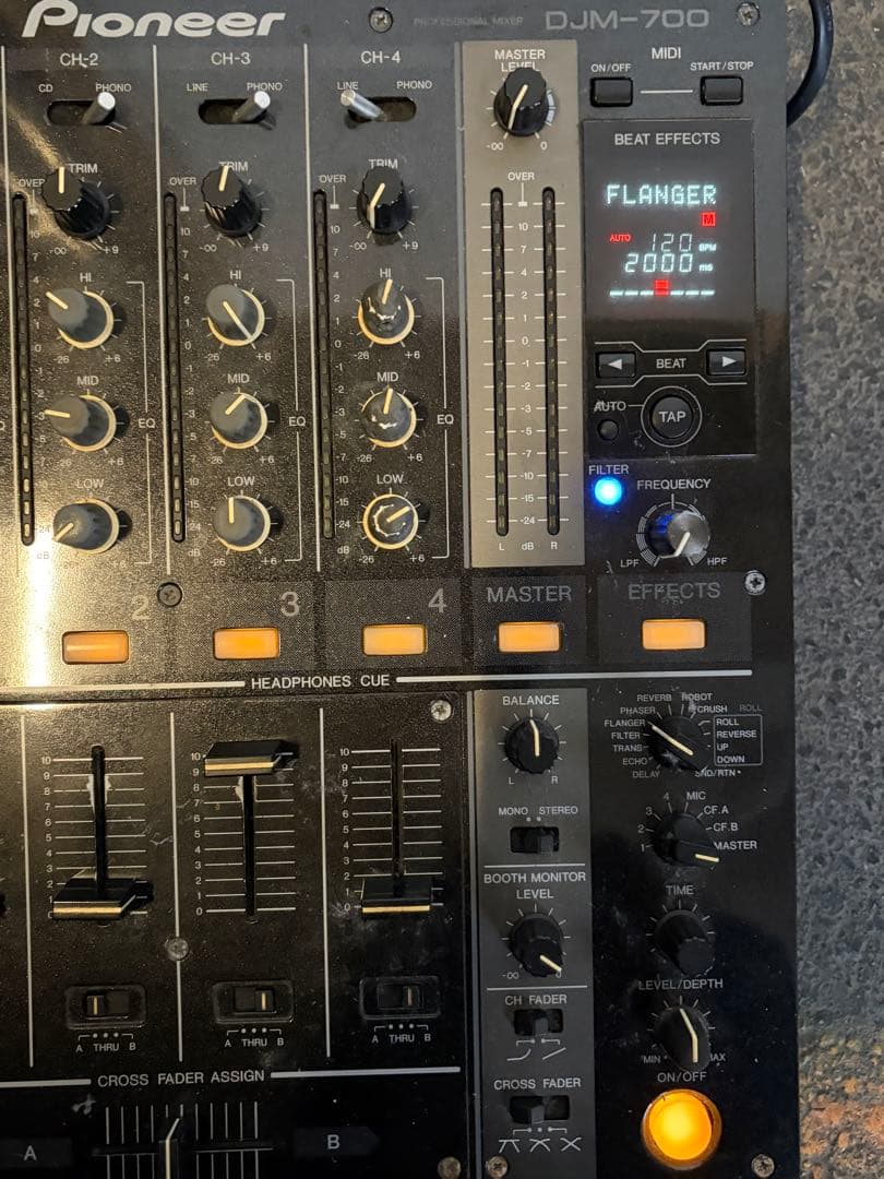 【希少】Pioneer/パイオニア DJM-700 ブラック