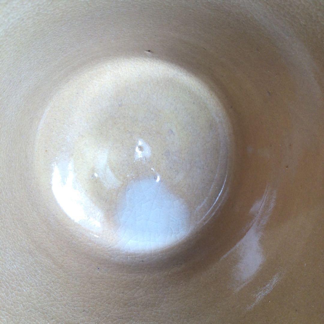 Ｎ１６４　水指　『宮島焼』『川原圭斎造』『広口水指』　共箱　茶道具