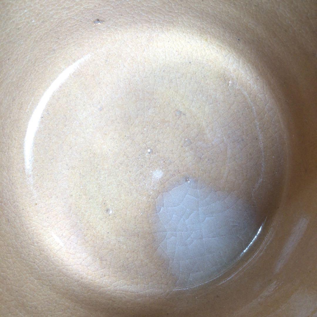 Ｎ１６４　水指　『宮島焼』『川原圭斎造』『広口水指』　共箱　茶道具