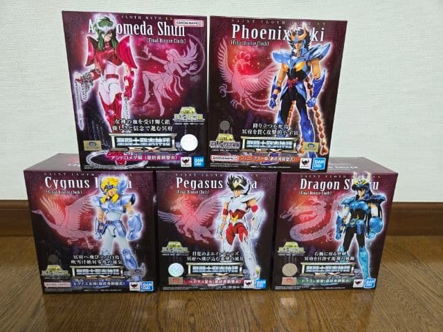 聖闘士聖衣神話ex 未開封 まとめ売り 最終青銅聖衣