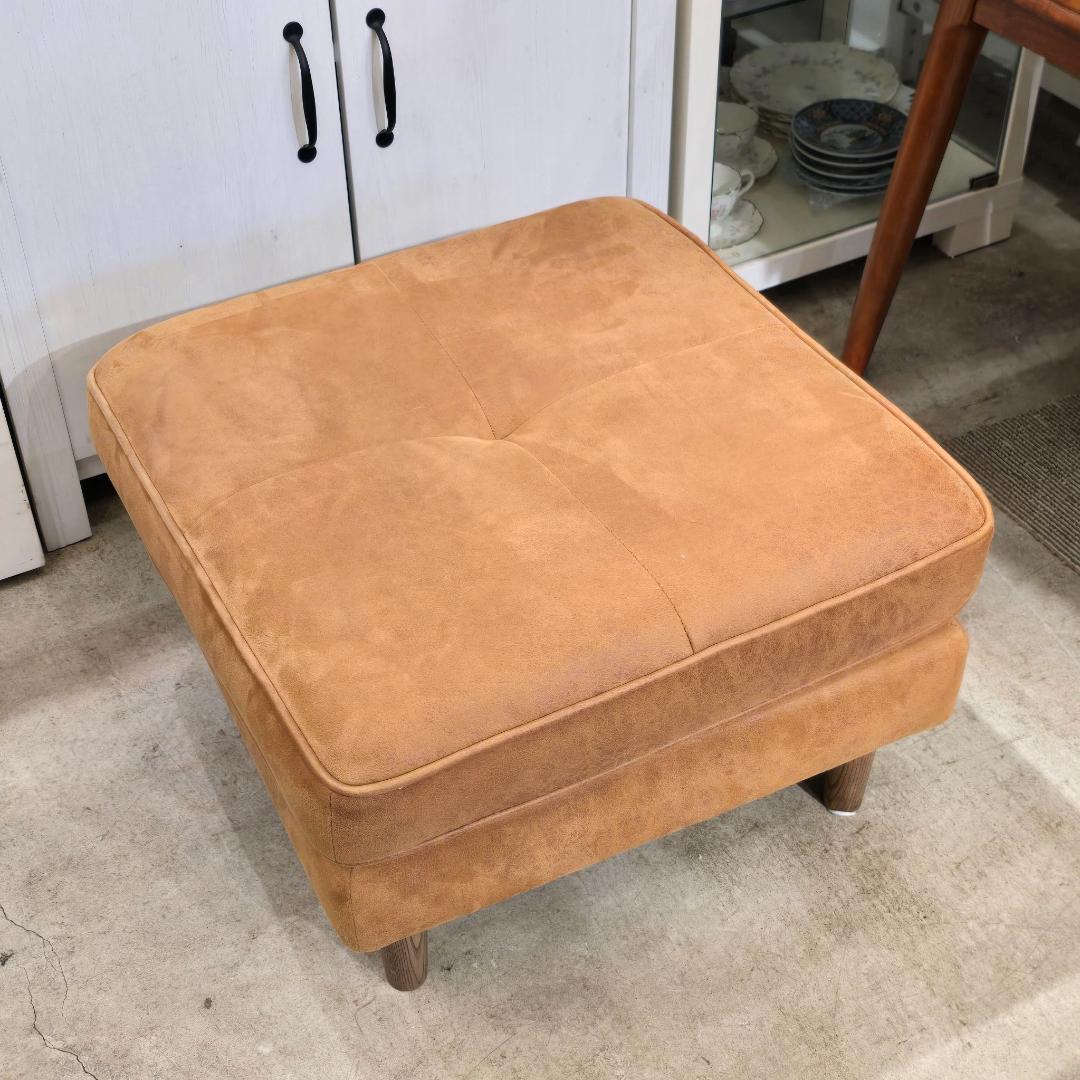 i♡ 関家具 オットマン キャメル レザーテックス