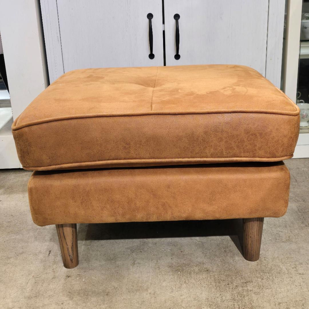 i♡ 関家具 オットマン キャメル レザーテックス